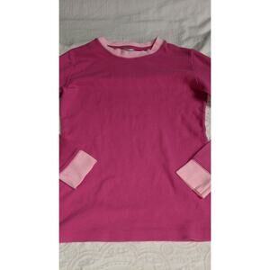 Cherokee girls sz. 10/12 pink waffle knit long sleeved tee. Cute, soft